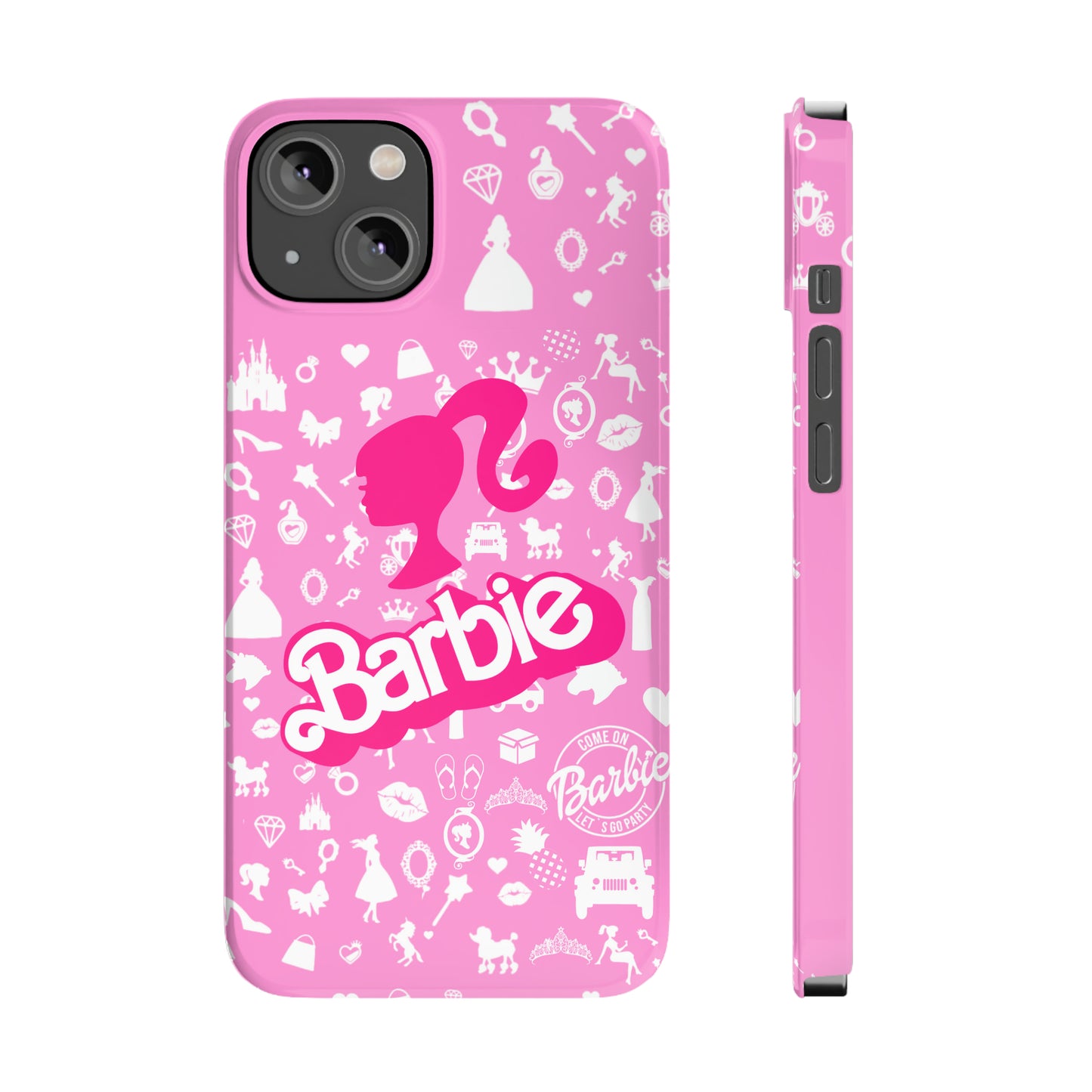 Barbie phone case, Barbie movie merch, Movie phone case, pink phone case