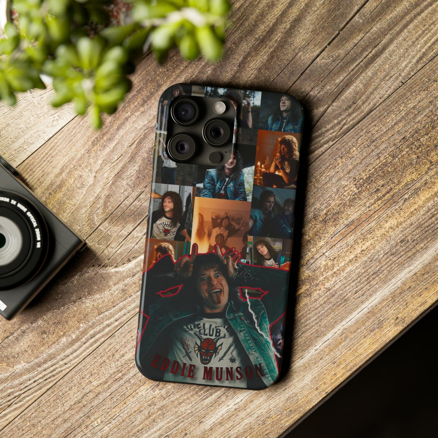 Eddie Munson Slim Phone Case, Stranger Things slim phone case