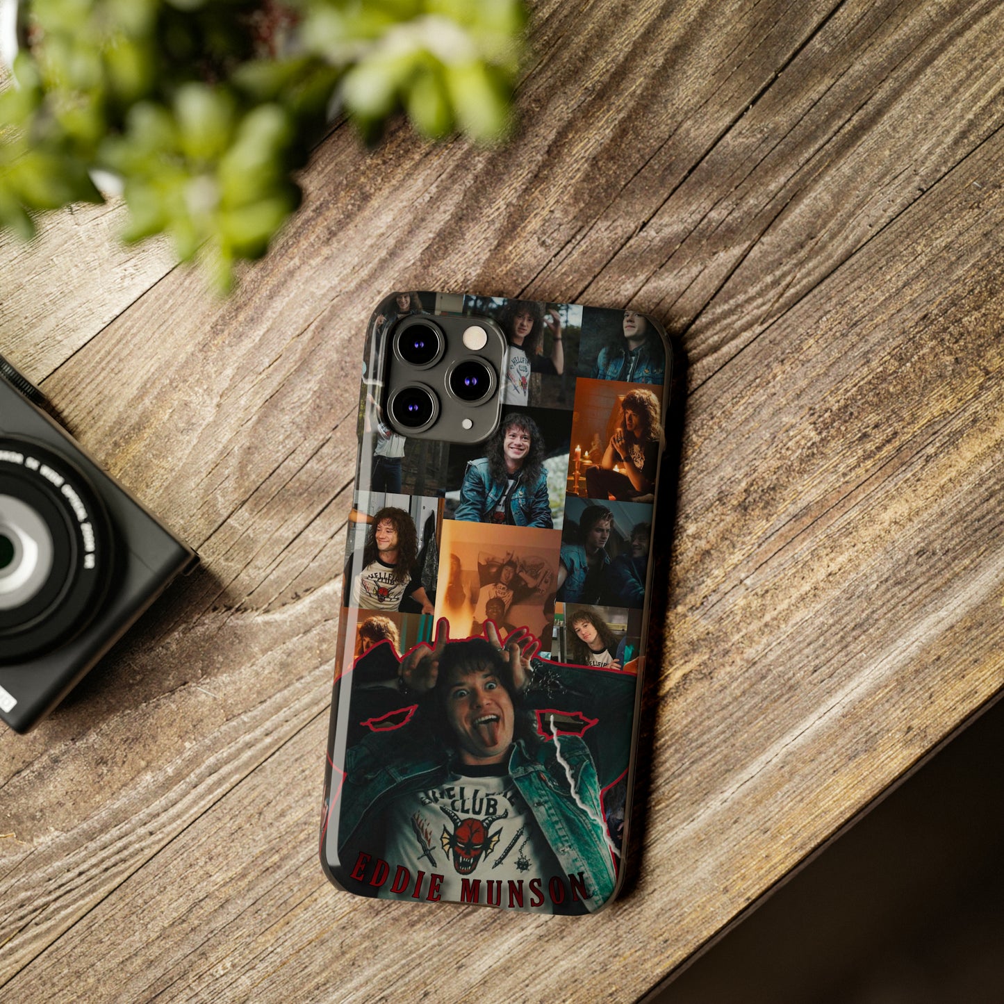 Eddie Munson Slim Phone Case, Stranger Things slim phone case