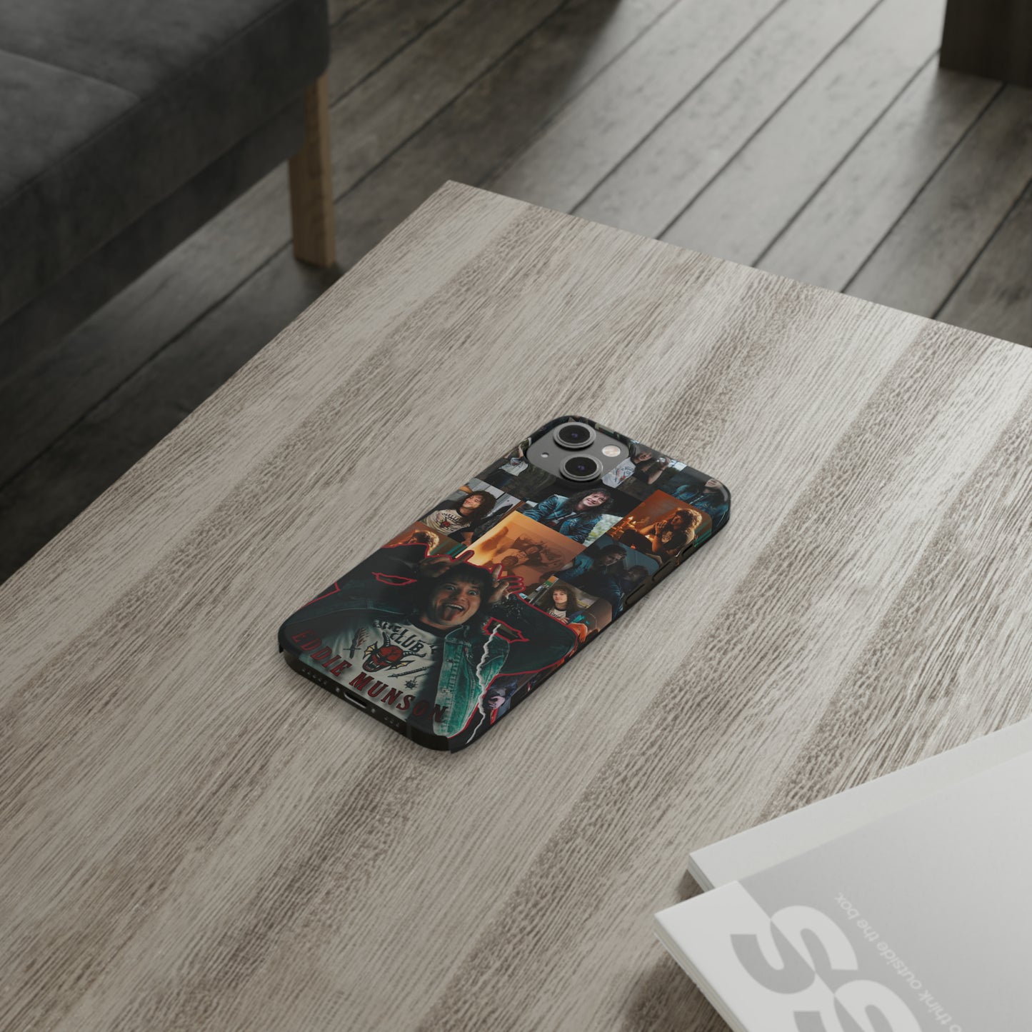 Eddie Munson Slim Phone Case, Stranger Things slim phone case