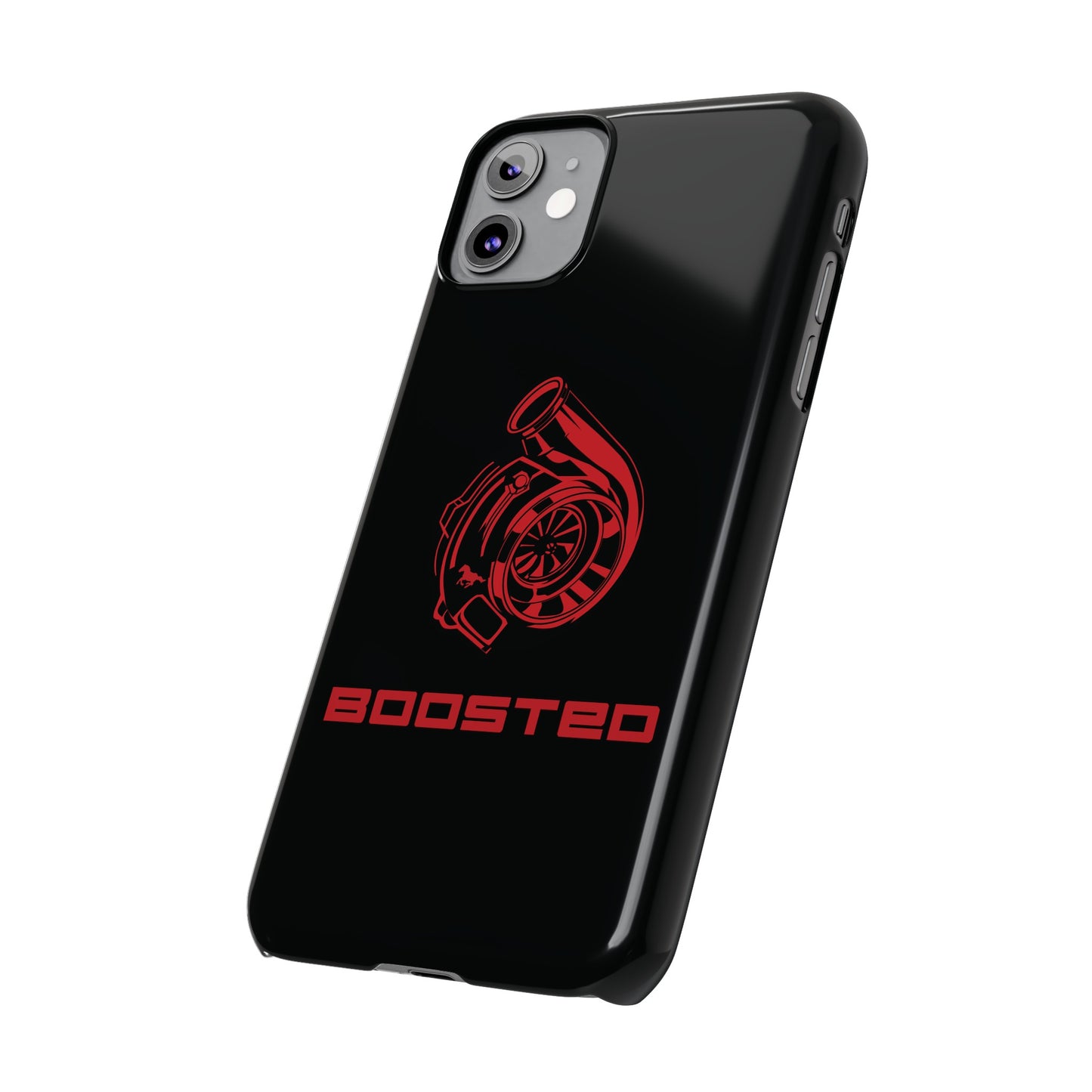 2015-2024 Mustang Boosted Badge - GT350 EcoBoost Emblem Slim Phone Cases