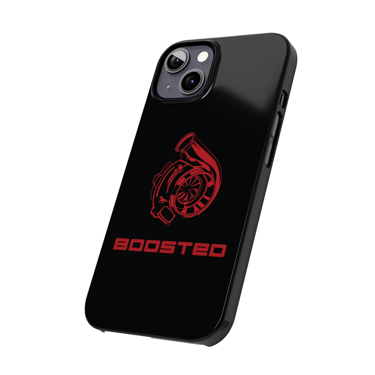 2015-2024 Mustang Boosted Badge - GT350 EcoBoost Emblem Slim Phone Cases