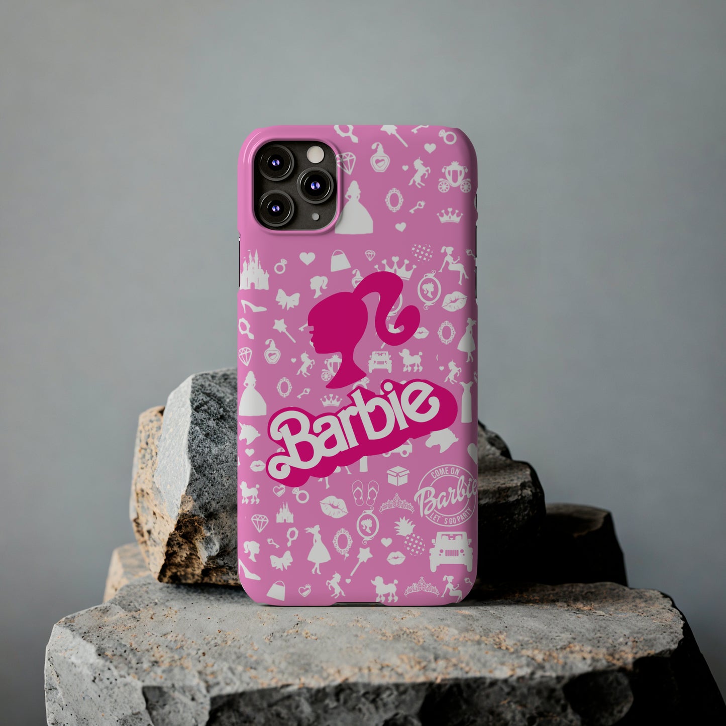 Barbie phone case, Barbie movie merch, Movie phone case, pink phone case