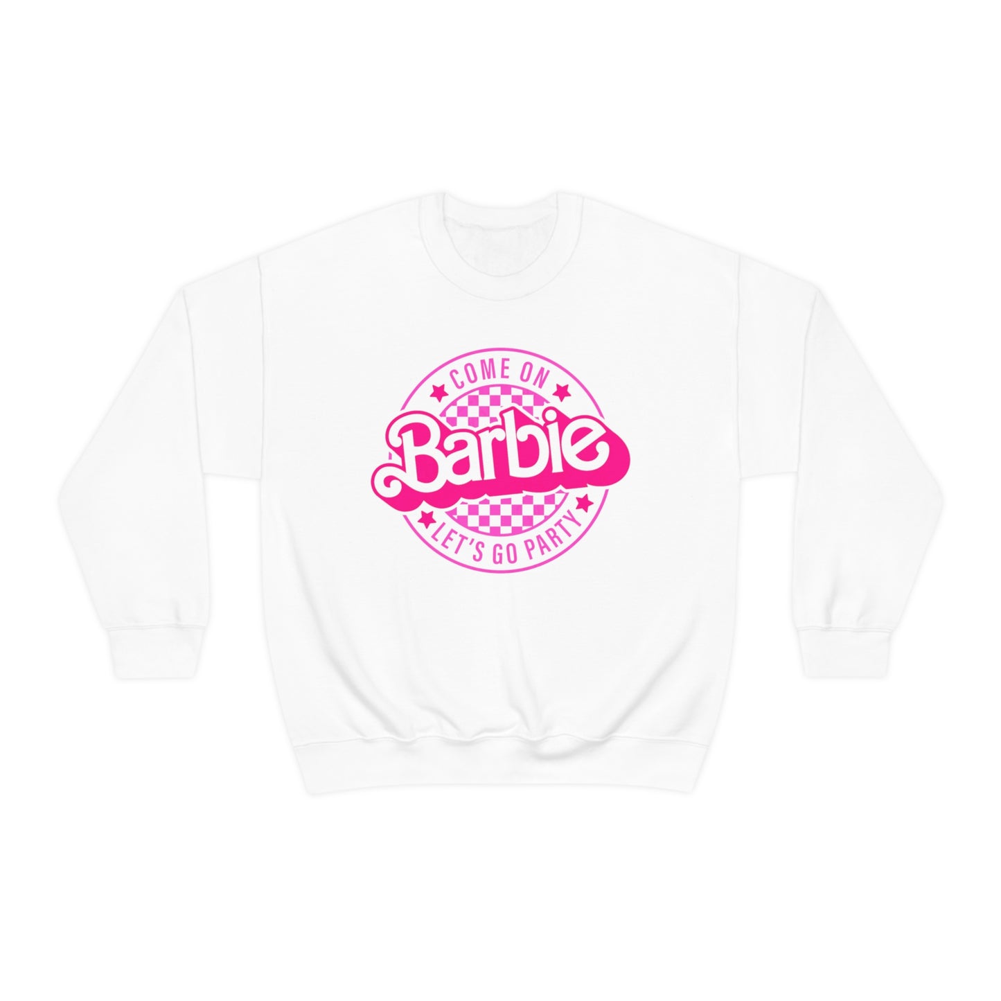 Come on Barbie let's go party shirt, Barbie sweatshirt, Barbie movie sweat shirt