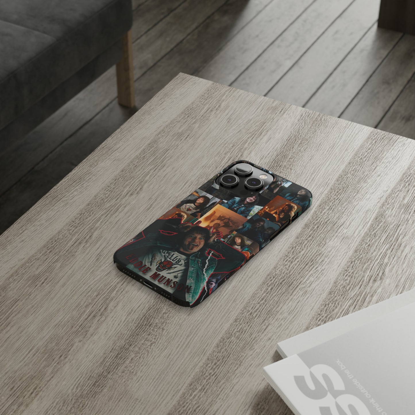 Eddie Munson Slim Phone Case, Stranger Things slim phone case