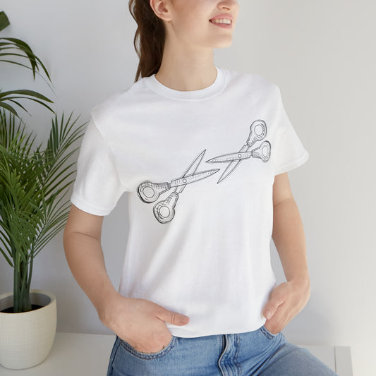 Wlw pride scissor minimal t-shirt