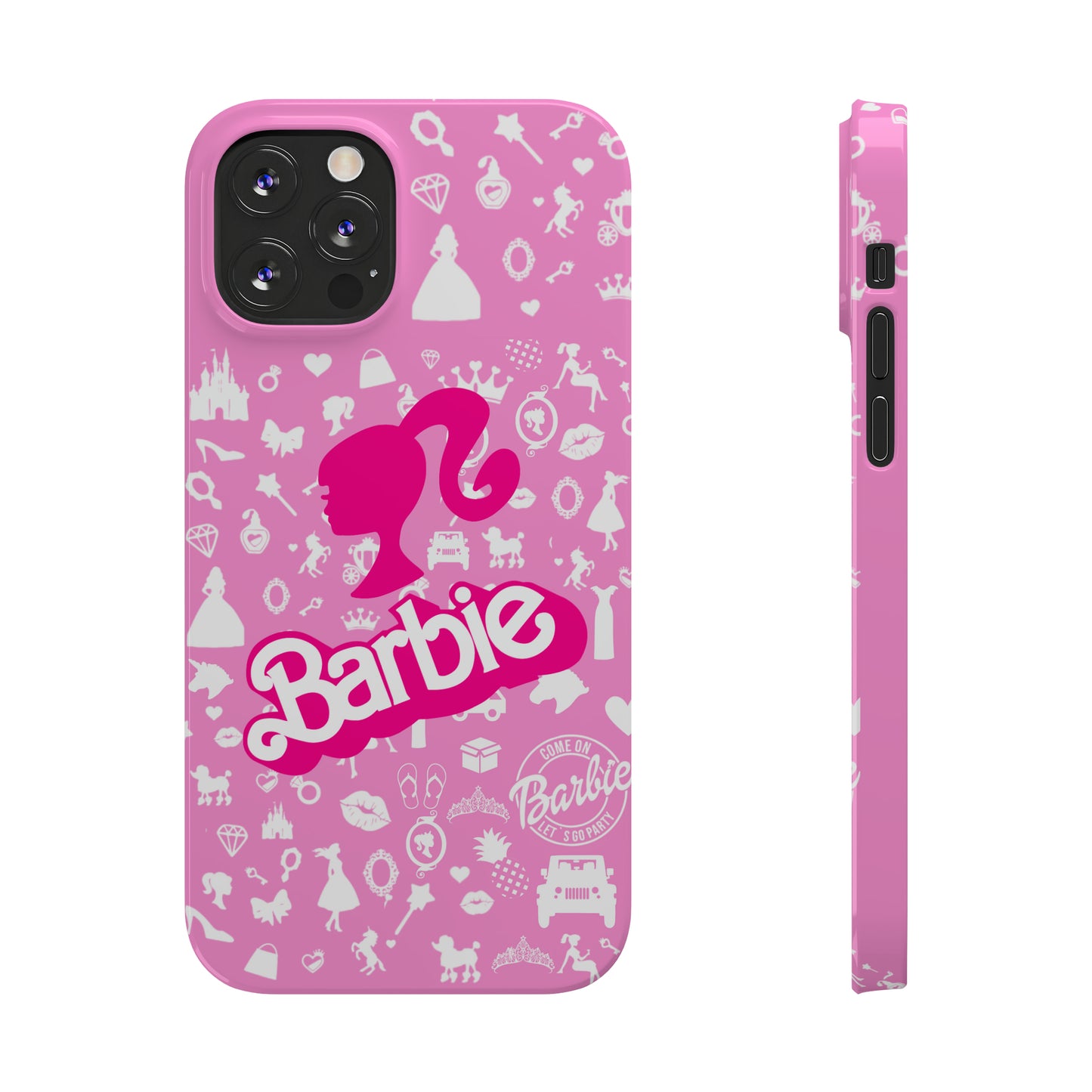 Barbie phone case, Barbie movie merch, Movie phone case, pink phone case