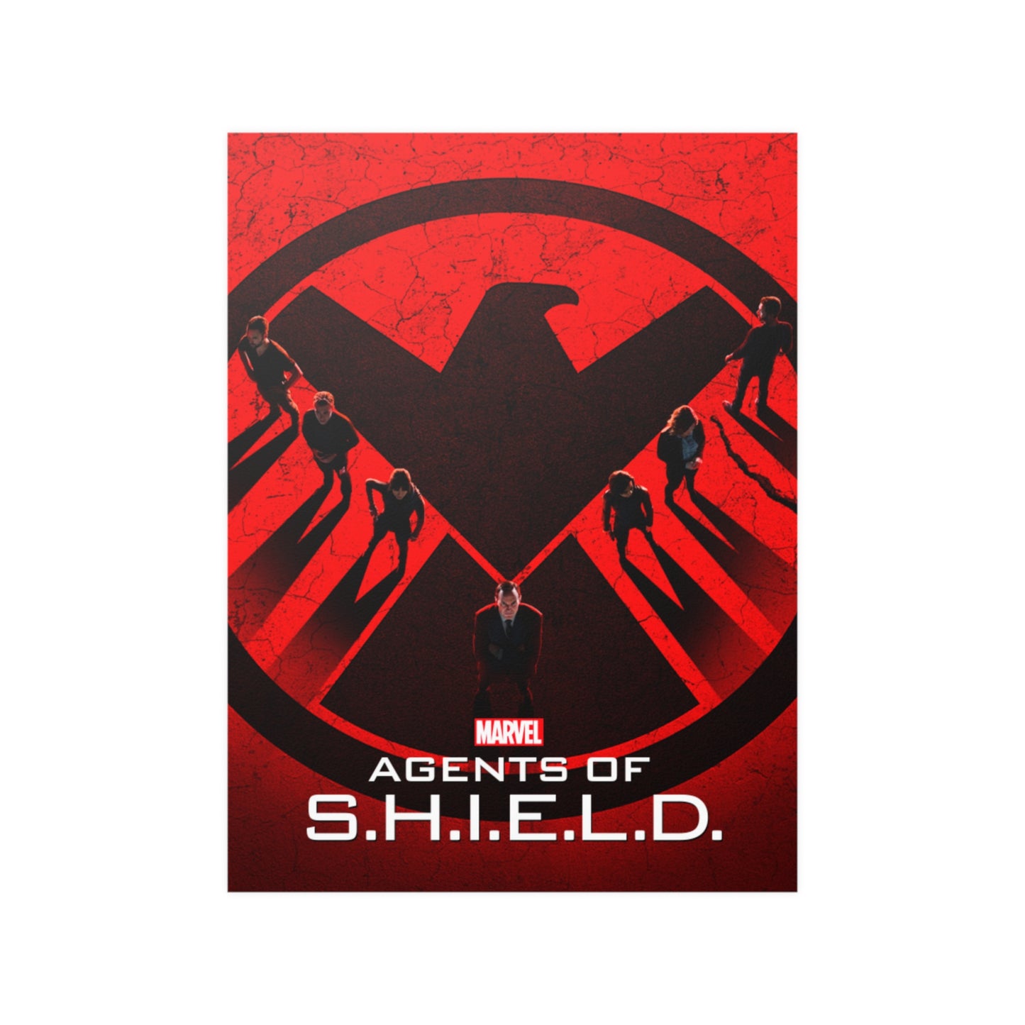 Agents of shield poster, Agents of S.h.i.e.l.d wall art, Aos tv show poster, Daisy johnson Quake