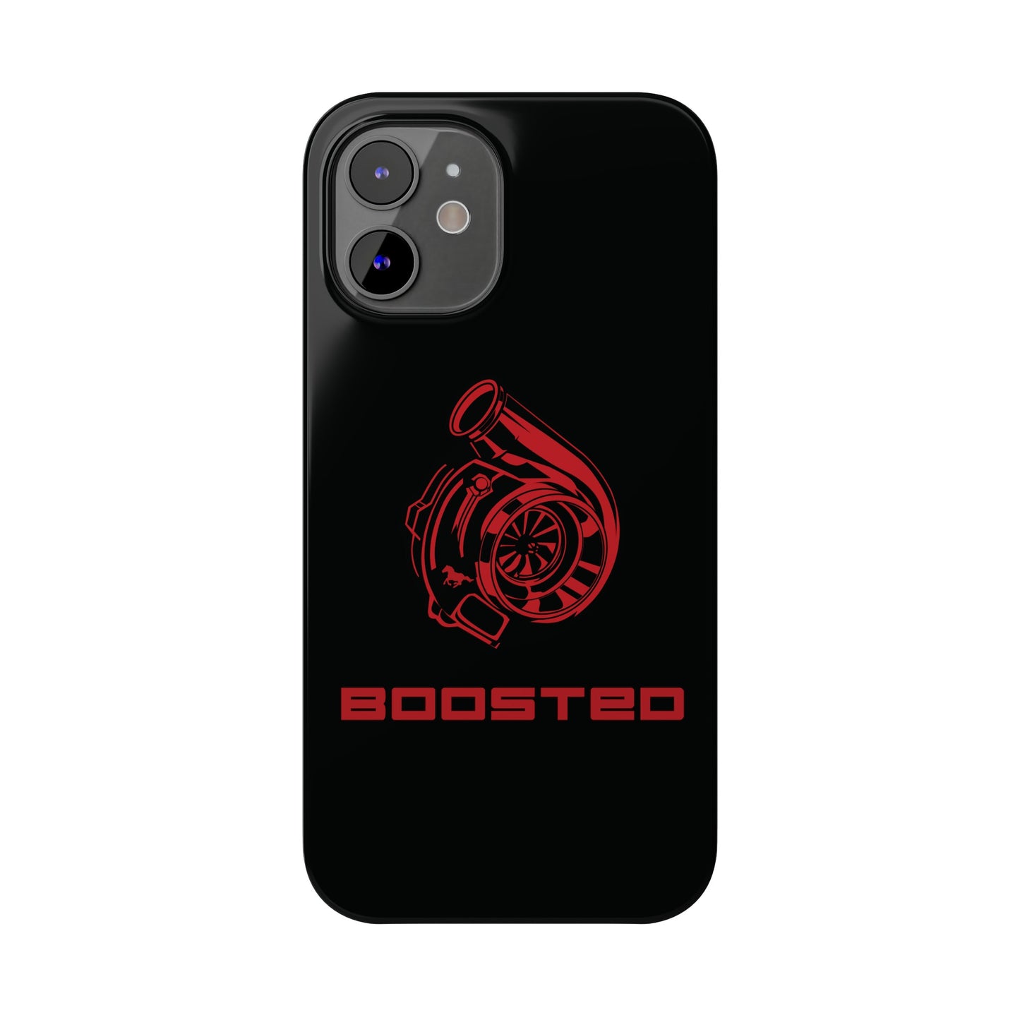 2015-2024 Mustang Boosted Badge - GT350 EcoBoost Emblem Slim Phone Cases