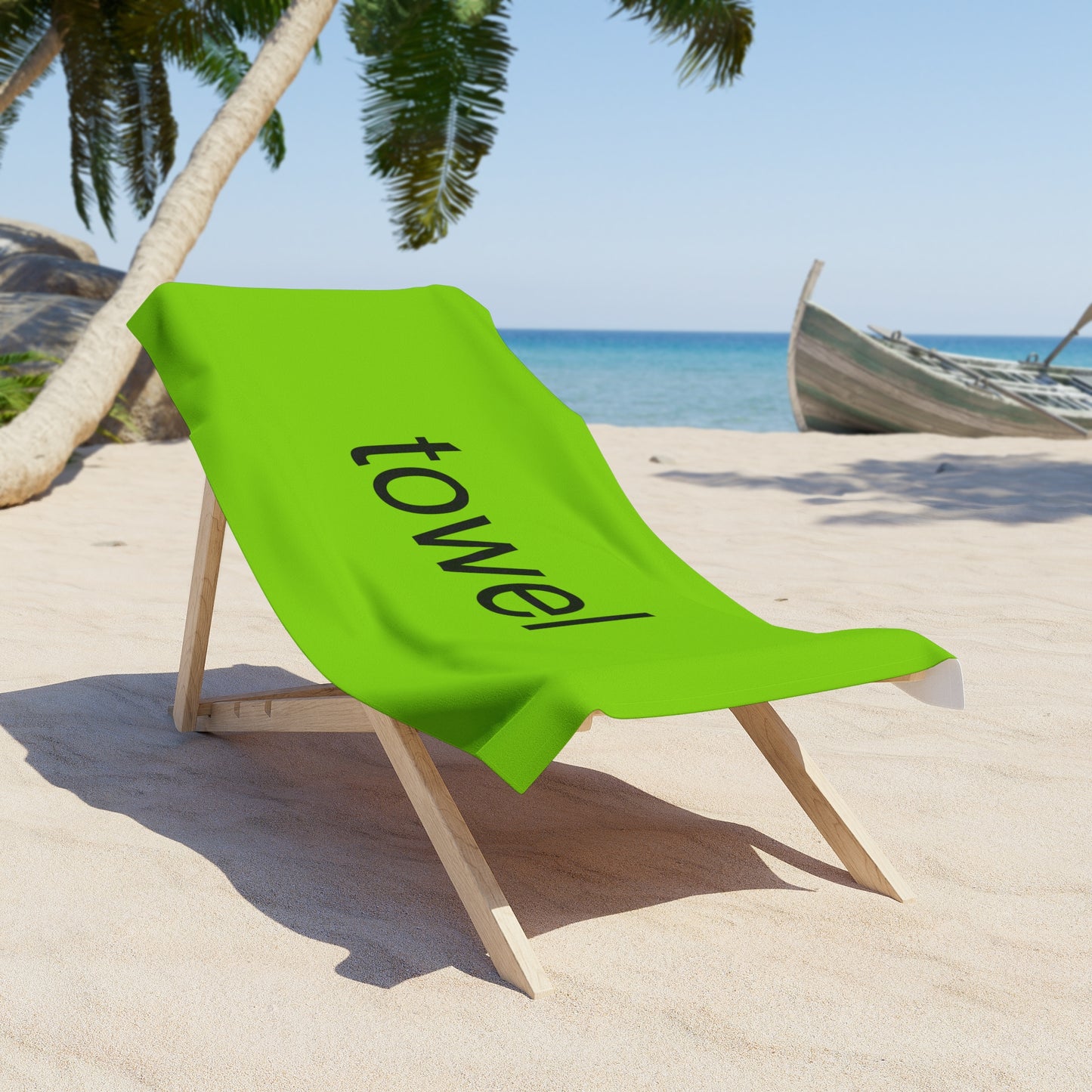 Custom Green Beach "Towel"