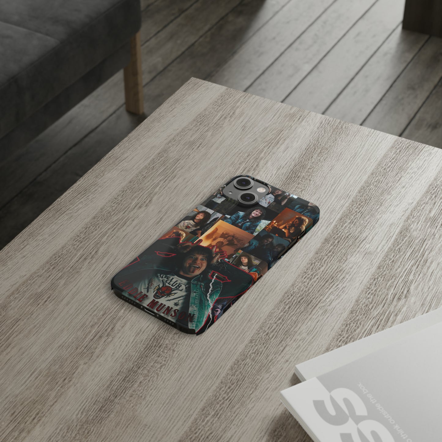 Eddie Munson Slim Phone Case, Stranger Things slim phone case