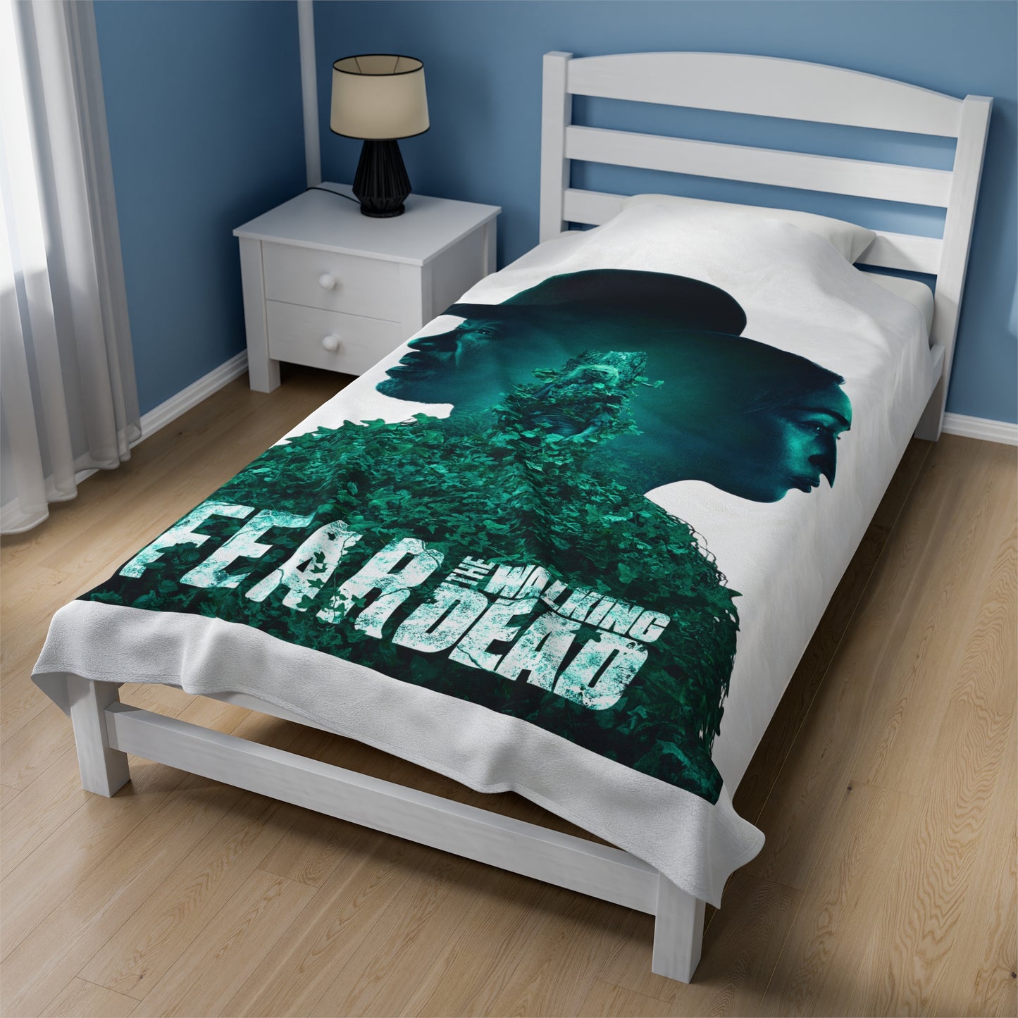 Fear the walking dead blanket, Ftwd merch, Alicia Clark, Morgan Jones