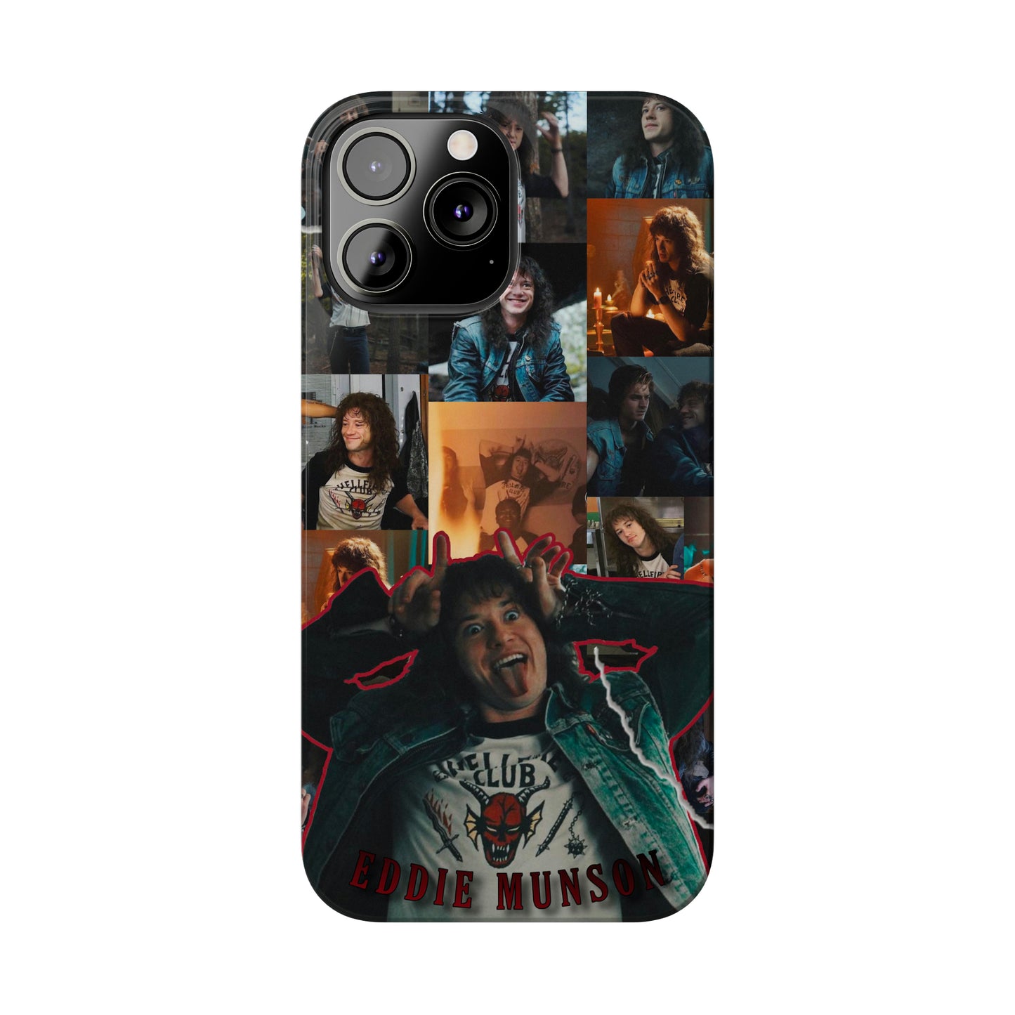 Eddie Munson Slim Phone Case, Stranger Things slim phone case