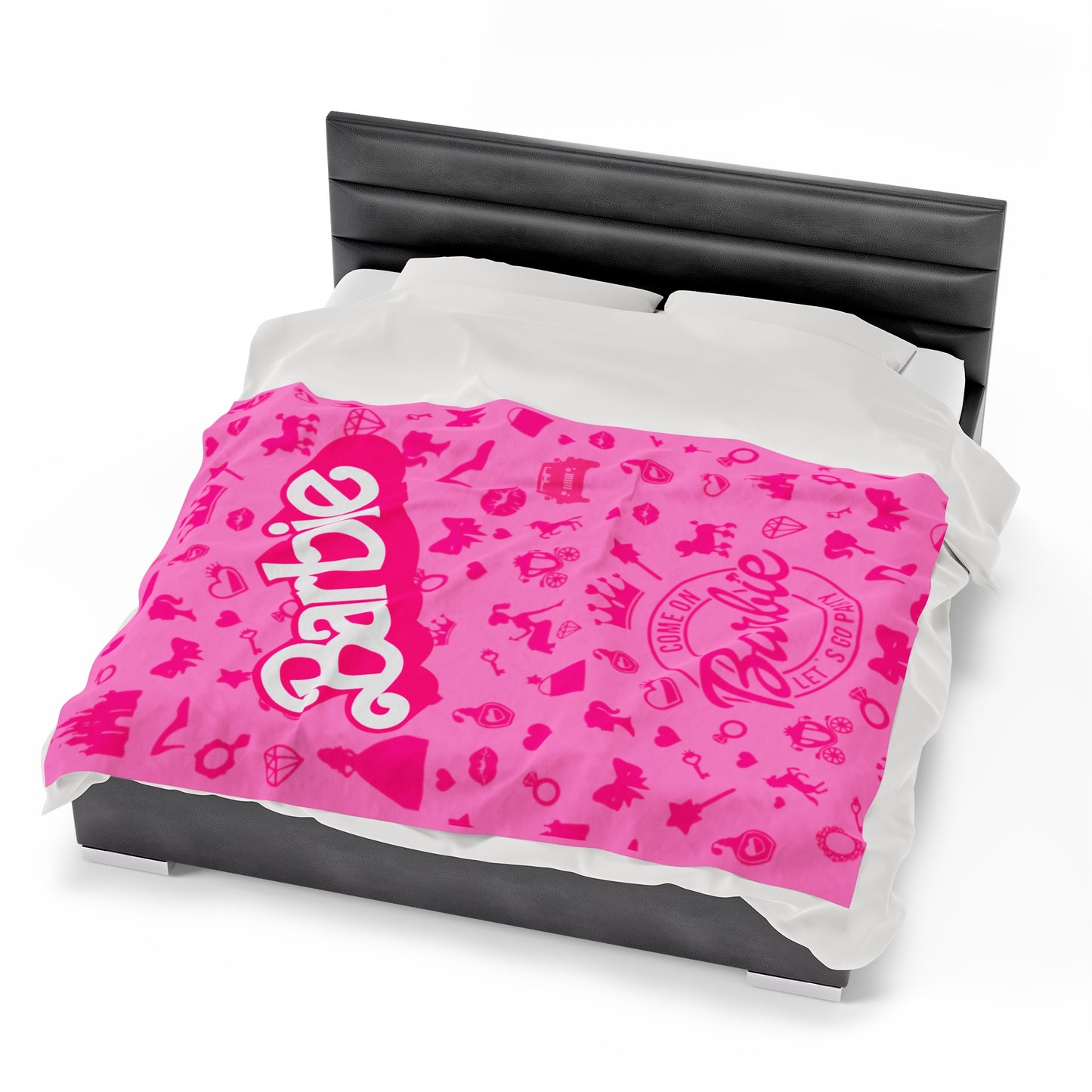 Barbie all over print blanket