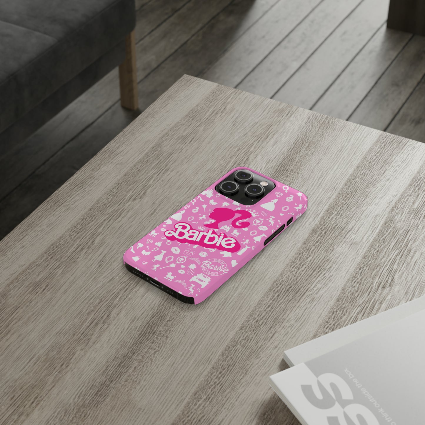 Barbie phone case, Barbie movie merch, Movie phone case, pink phone case