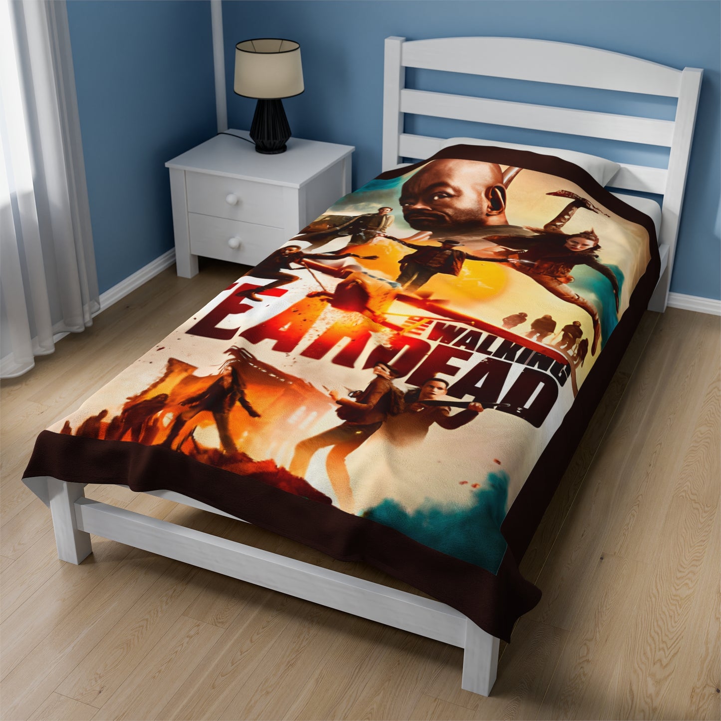 Fear the walking dead blanket, Ftwd merch, Alicia Clark, Morgan Jones