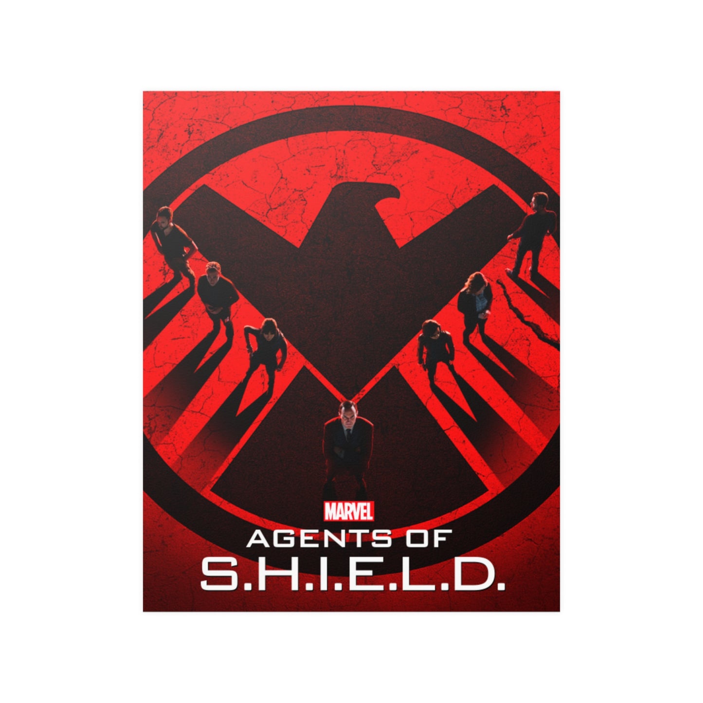 Agents of shield poster, Agents of S.h.i.e.l.d wall art, Aos tv show poster, Daisy johnson Quake