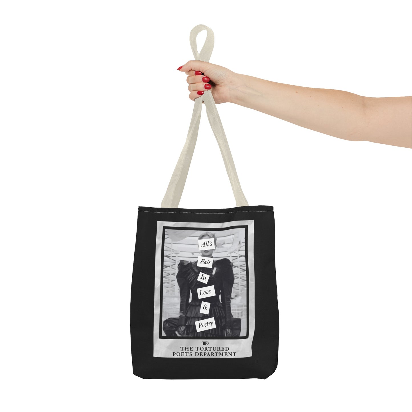 All is fair in love and poetry tote bag