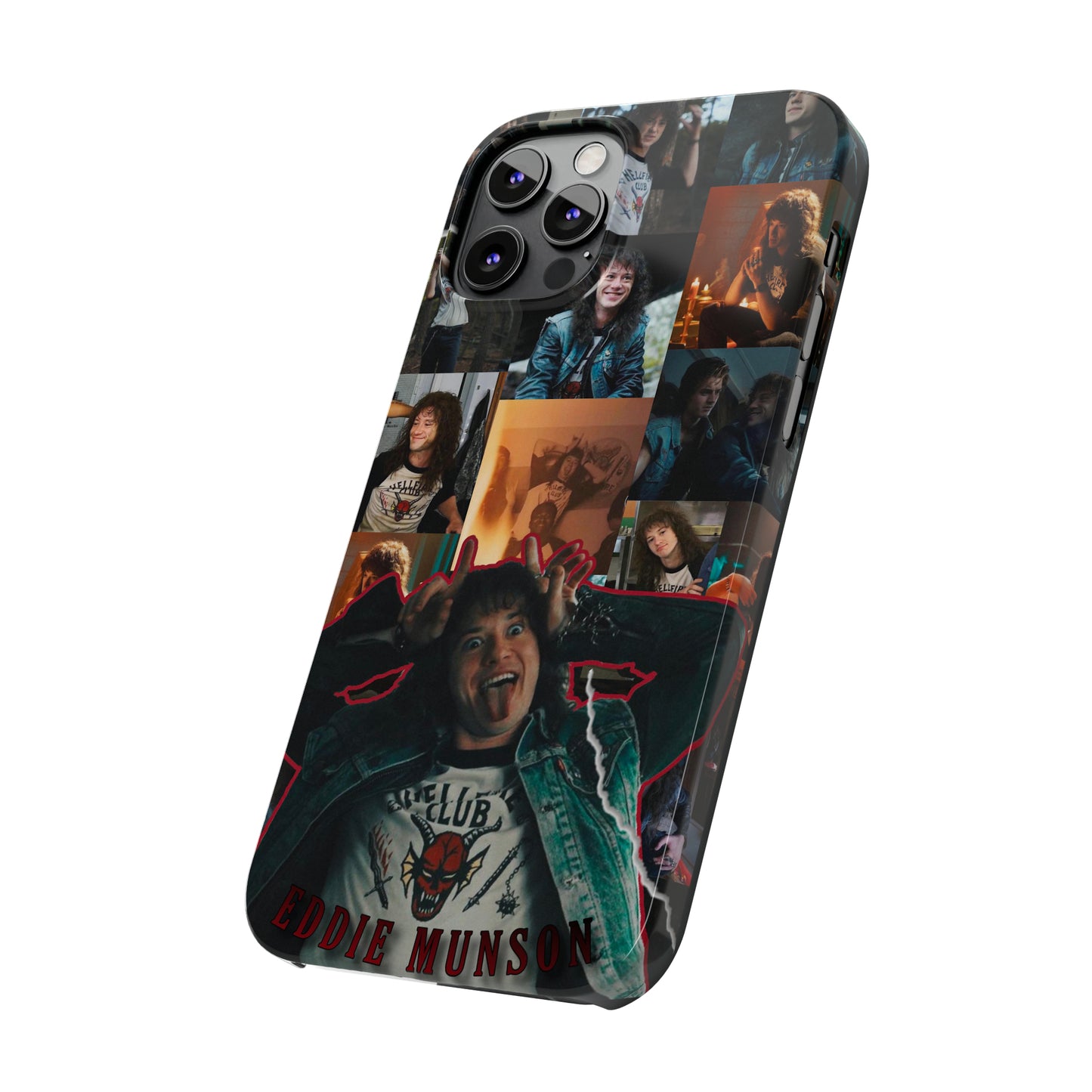 Eddie Munson Slim Phone Case, Stranger Things slim phone case