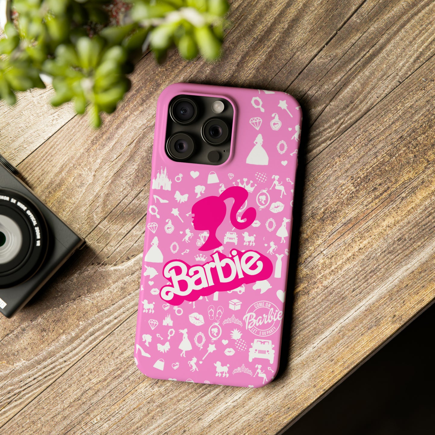 Barbie phone case, Barbie movie merch, Movie phone case, pink phone case