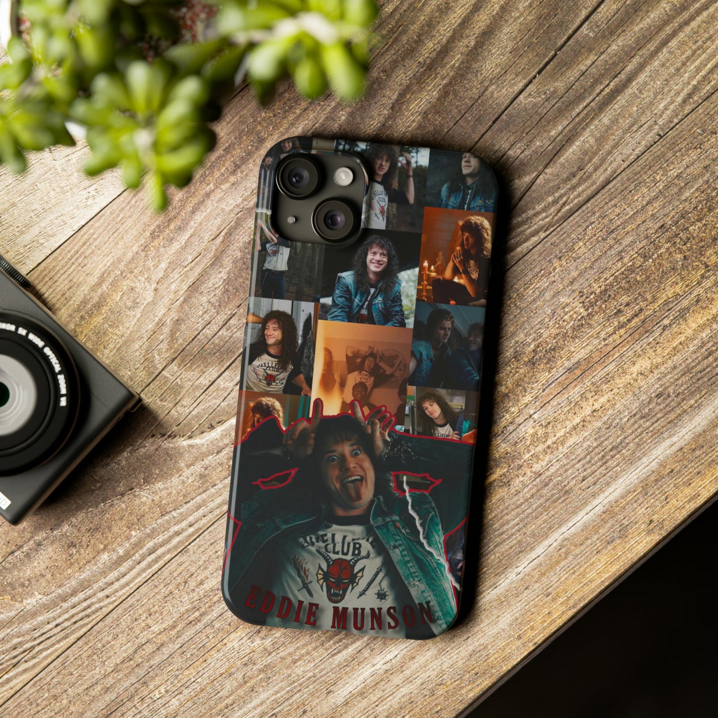 Eddie Munson Slim Phone Case, Stranger Things slim phone case