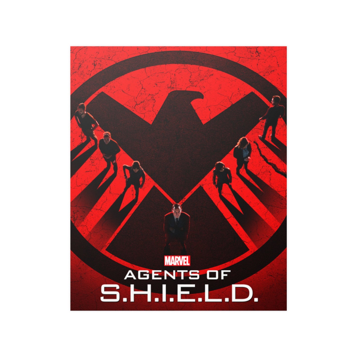 Agents of shield poster, Agents of S.h.i.e.l.d wall art, Aos tv show poster, Daisy johnson Quake