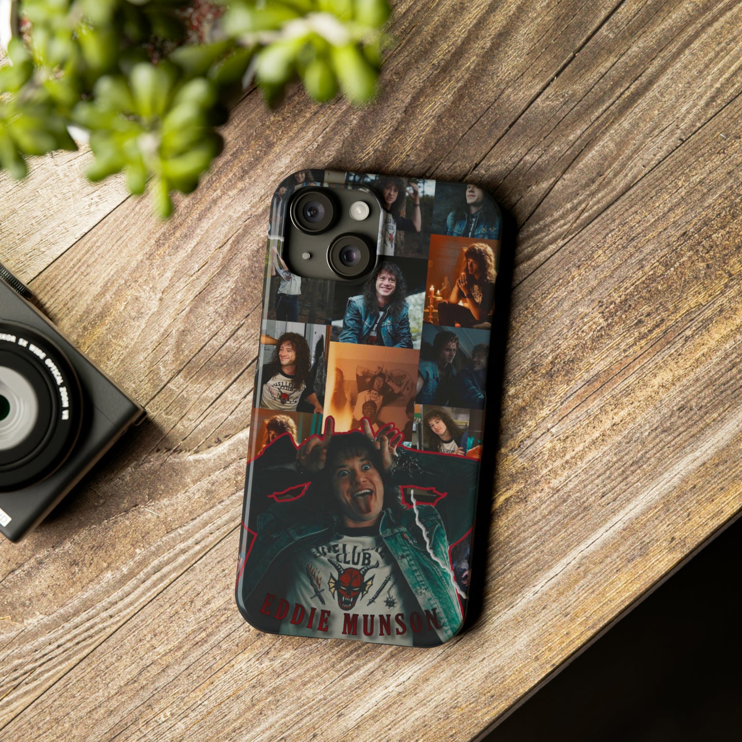 Eddie Munson Slim Phone Case, Stranger Things slim phone case