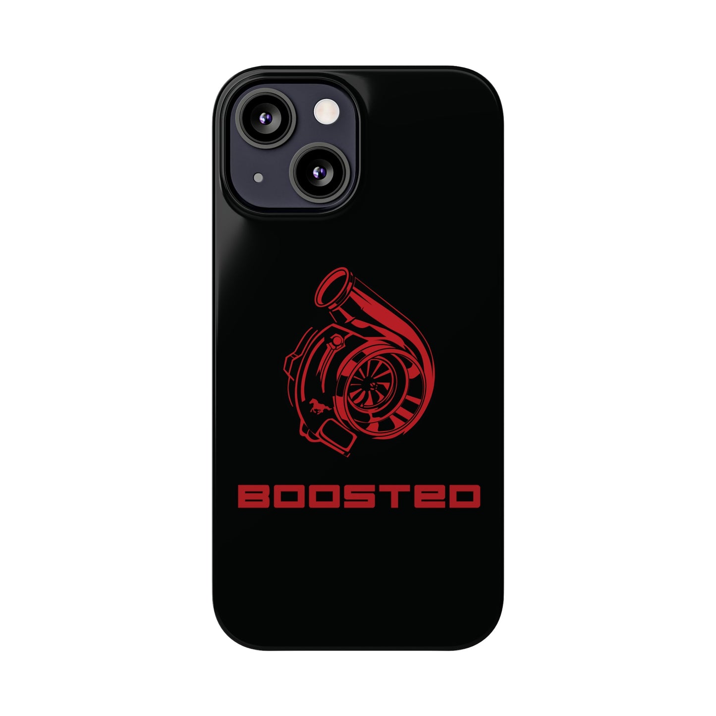 2015-2024 Mustang Boosted Badge - GT350 EcoBoost Emblem Slim Phone Cases