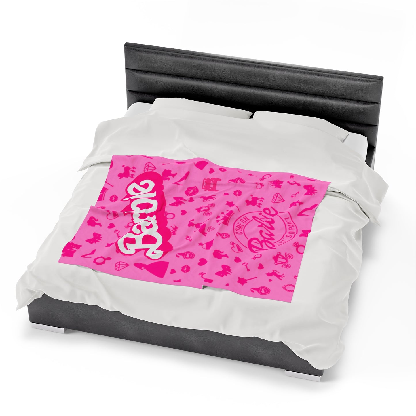 Barbie all over print blanket