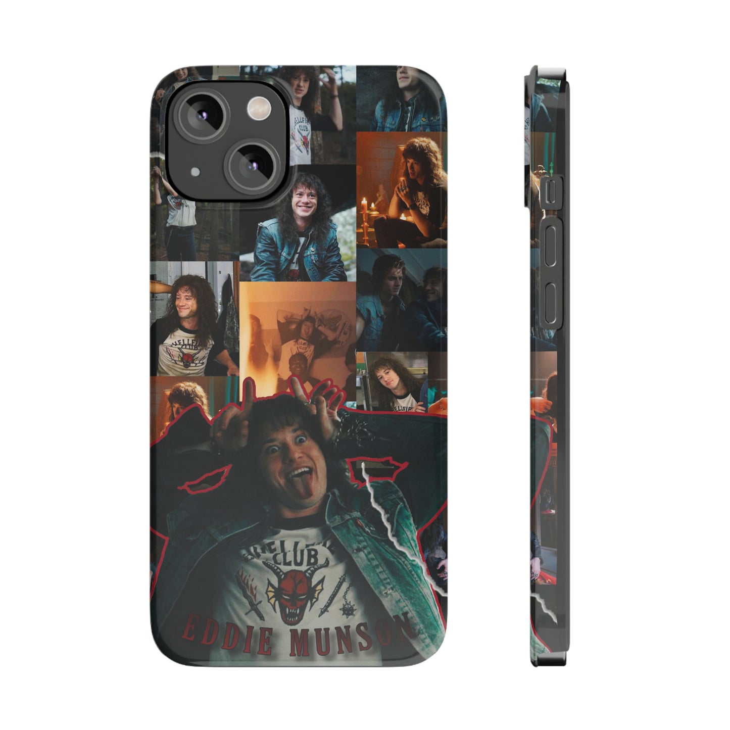 Eddie Munson Slim Phone Case, Stranger Things slim phone case