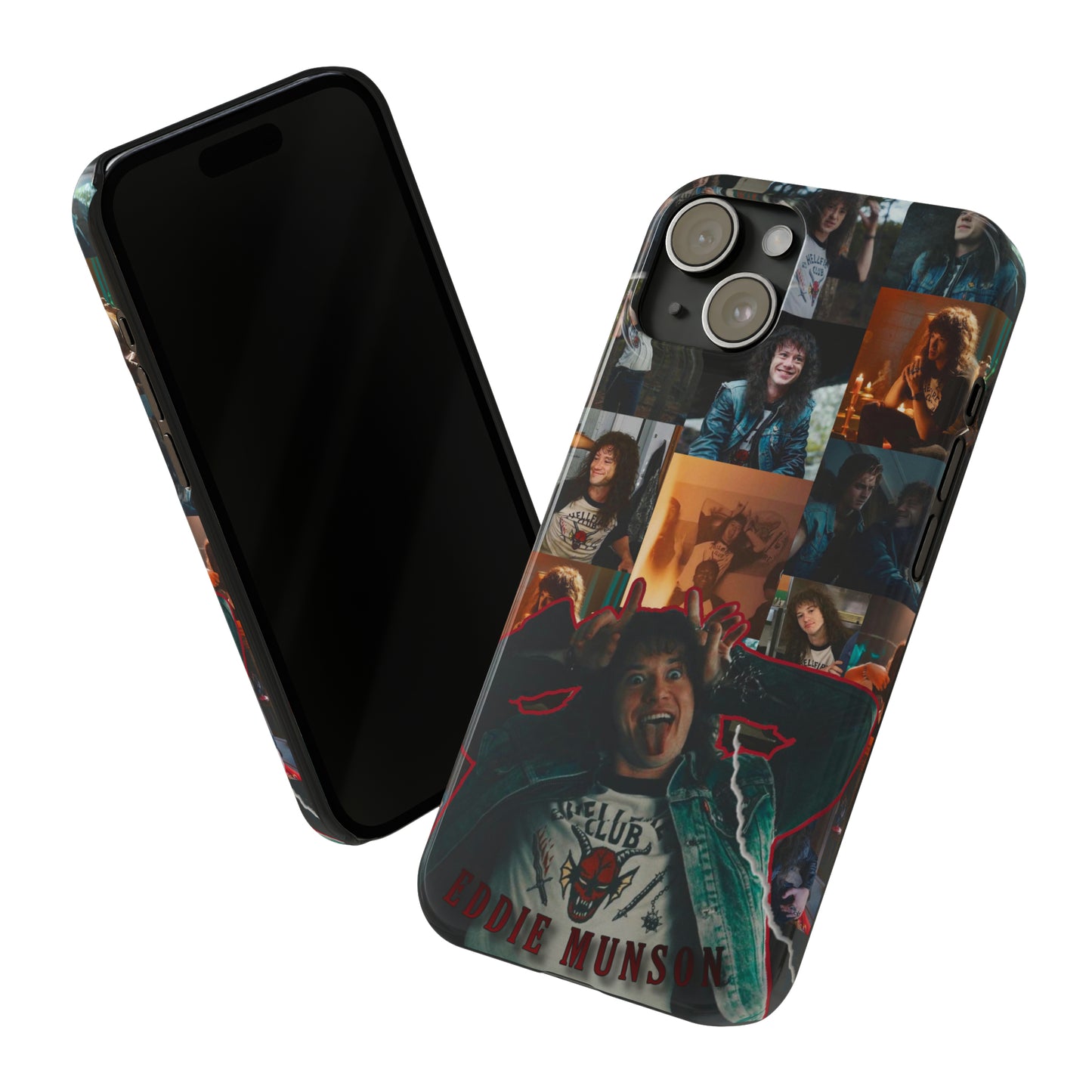 Eddie Munson Slim Phone Case, Stranger Things slim phone case