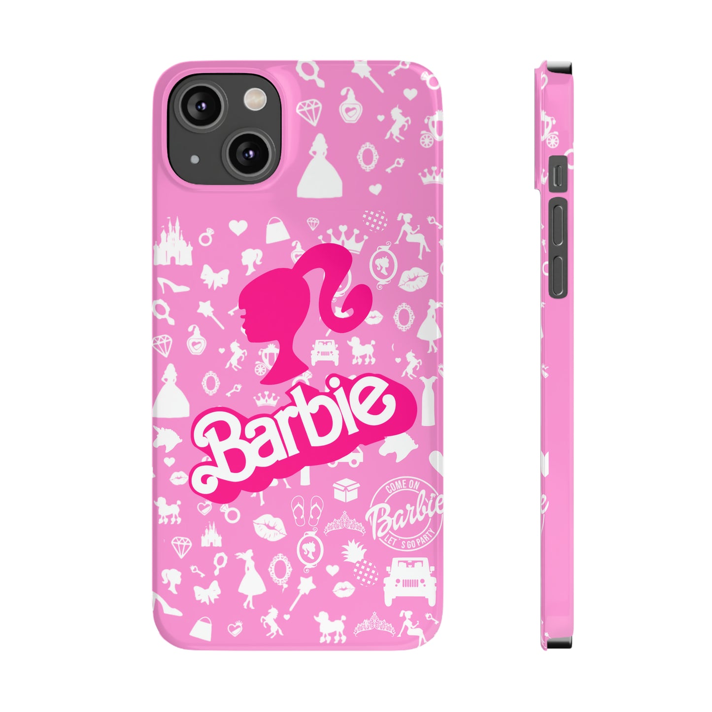 Barbie phone case, Barbie movie merch, Movie phone case, pink phone case