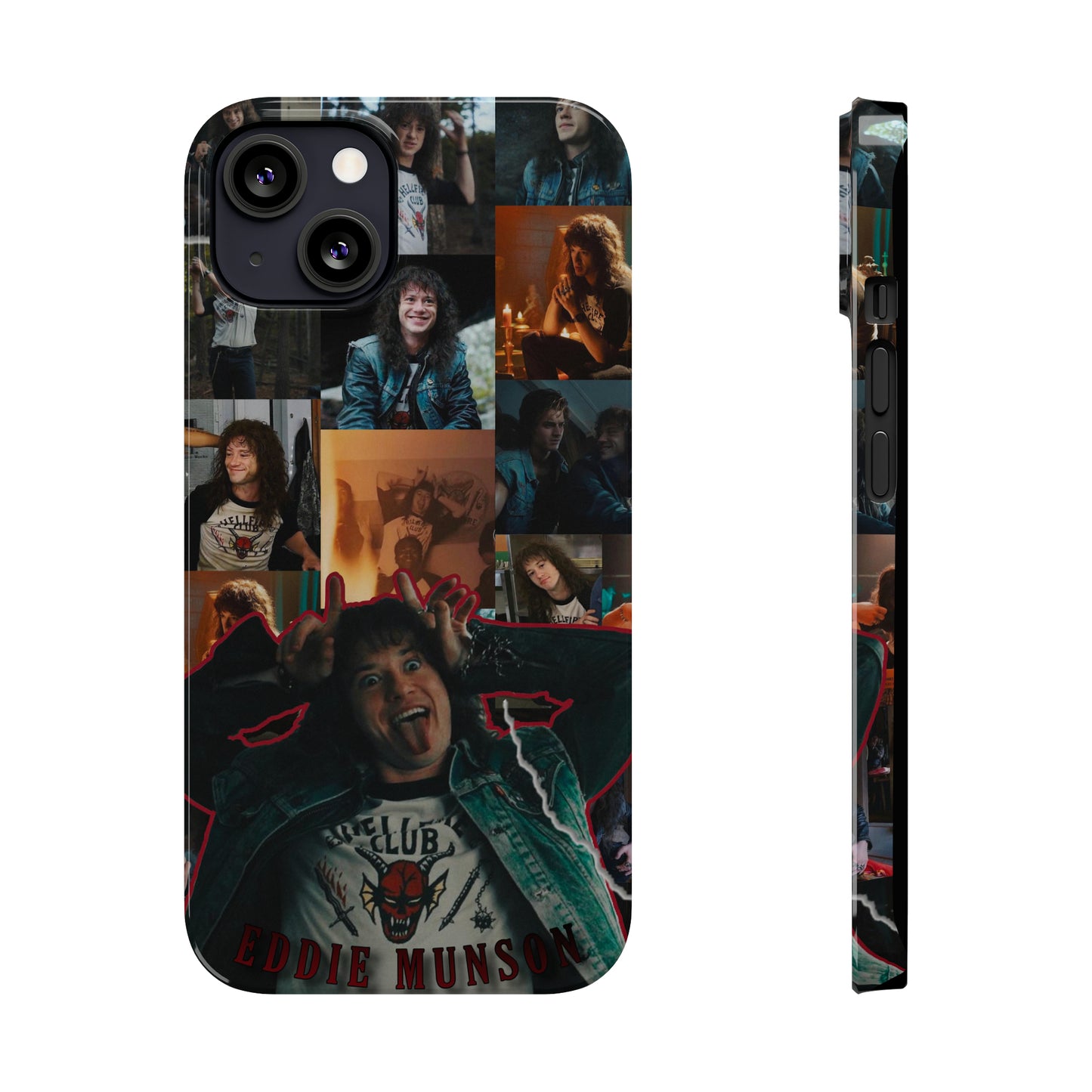 Eddie Munson Slim Phone Case, Stranger Things slim phone case