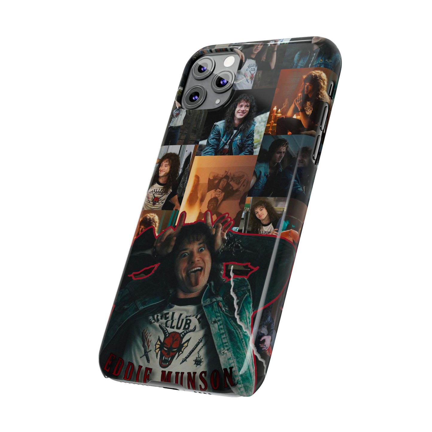 Eddie Munson Slim Phone Case, Stranger Things slim phone case