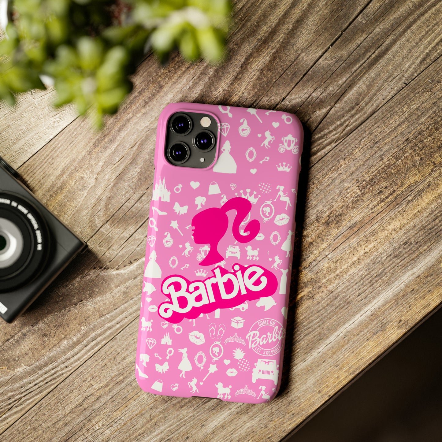 Barbie phone case, Barbie movie merch, Movie phone case, pink phone case