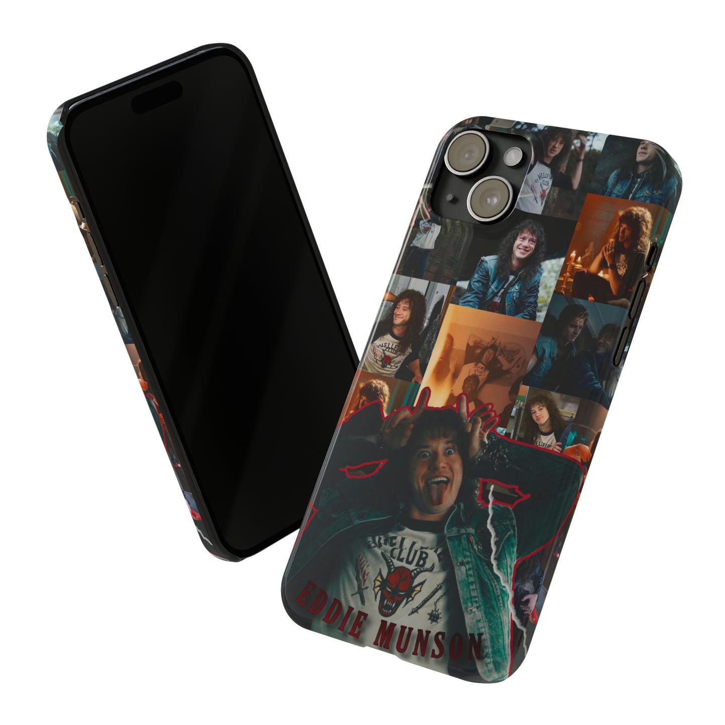 Eddie Munson Slim Phone Case, Stranger Things slim phone case