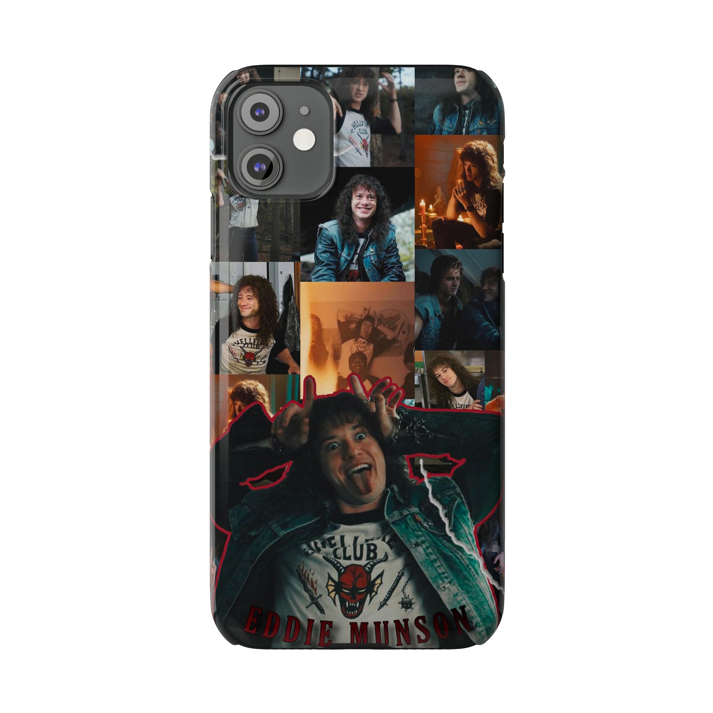 Eddie Munson Slim Phone Case, Stranger Things slim phone case