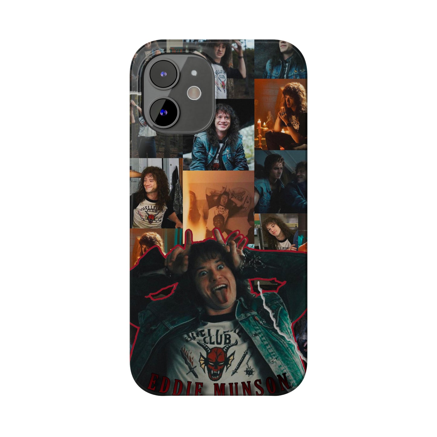 Eddie Munson Slim Phone Case, Stranger Things slim phone case