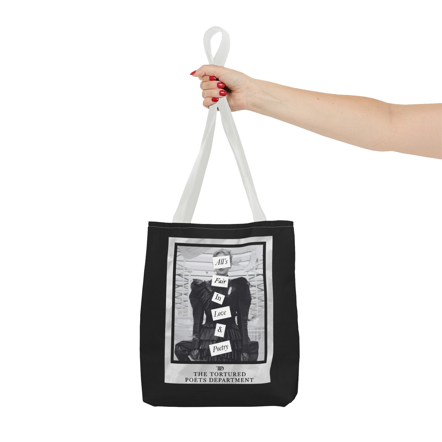 All is fair in love and poetry tote bag