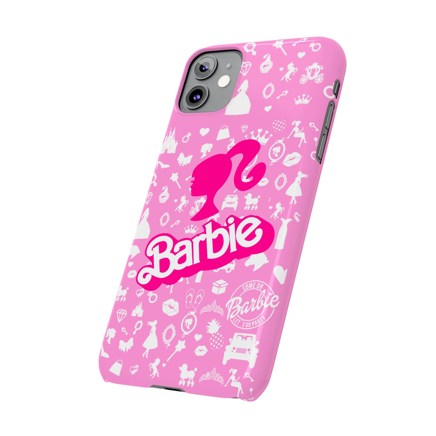 Barbie phone case, Barbie movie merch, Movie phone case, pink phone case