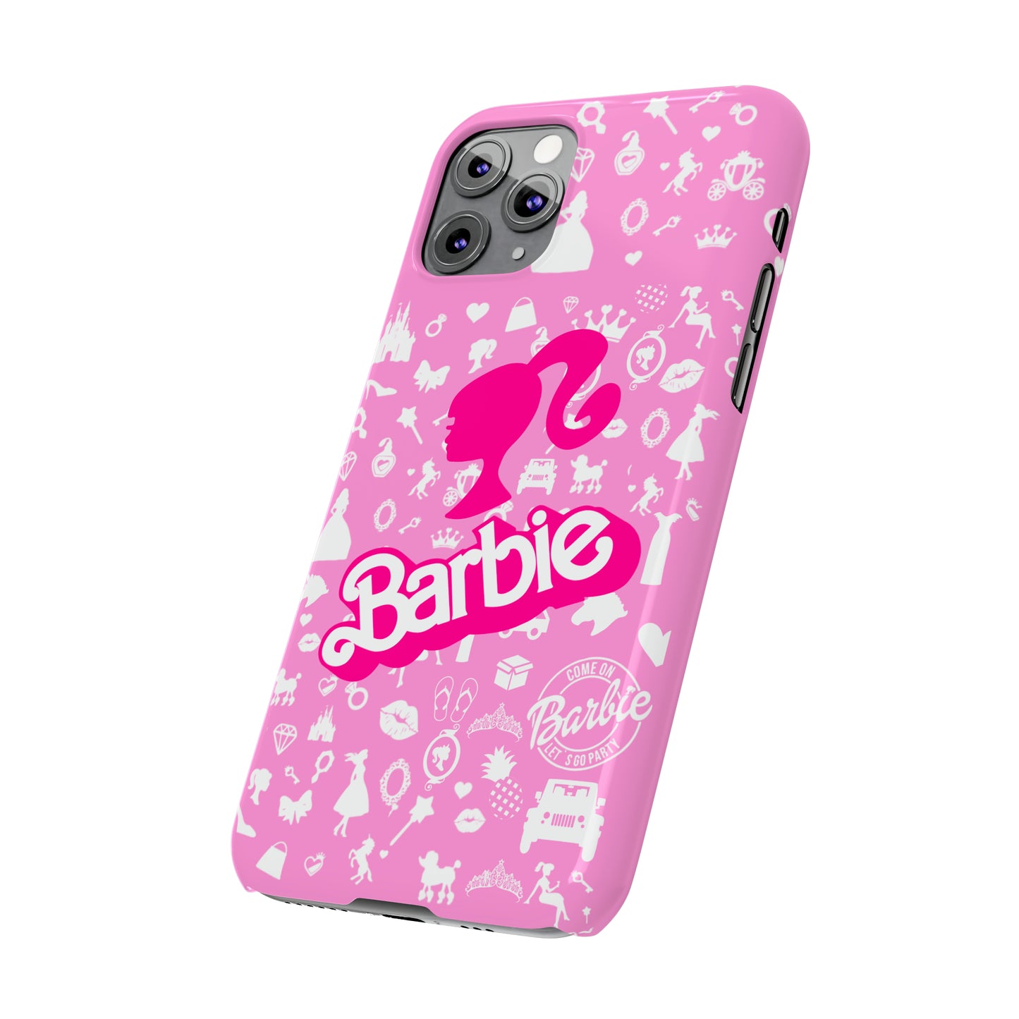 Barbie phone case, Barbie movie merch, Movie phone case, pink phone case