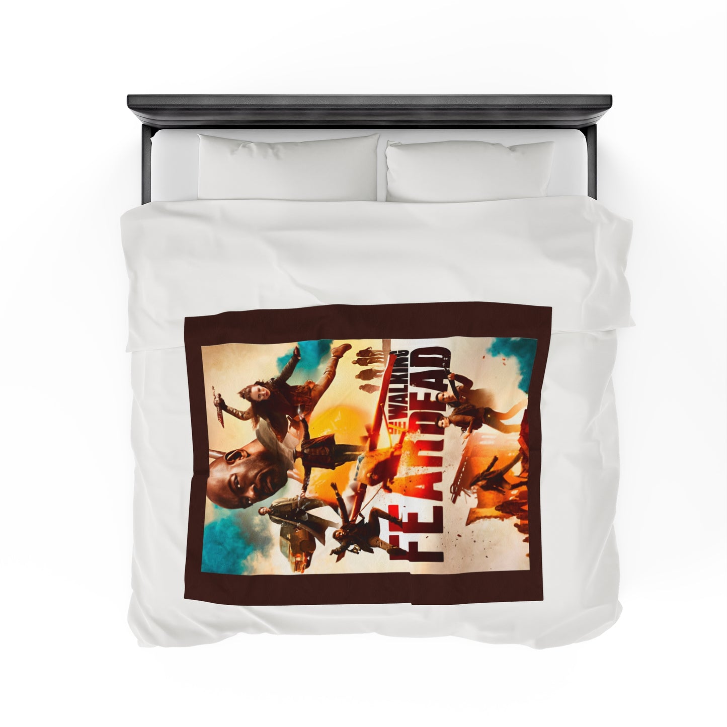 Fear the walking dead blanket, Ftwd merch, Alicia Clark, Morgan Jones