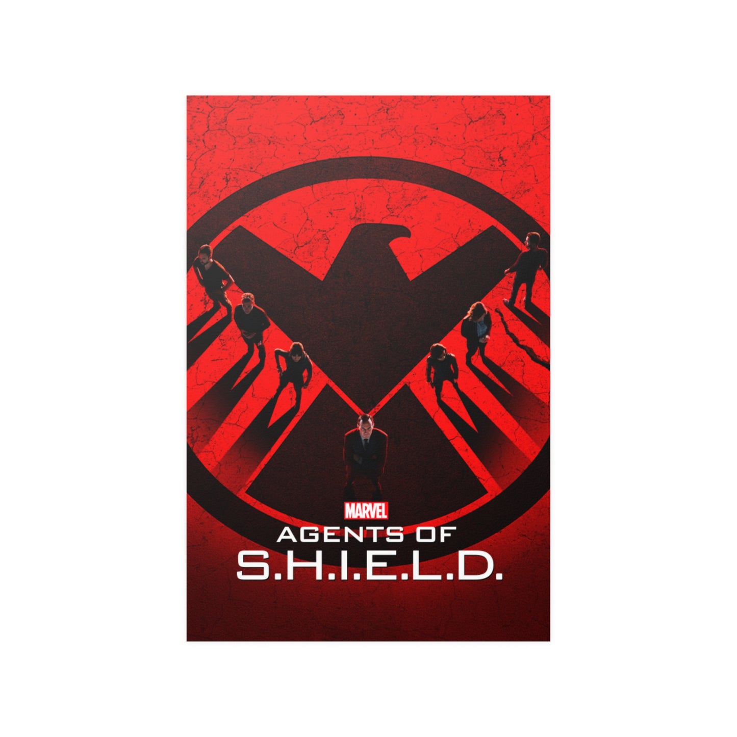 Agents of shield poster, Agents of S.h.i.e.l.d wall art, Aos tv show poster, Daisy johnson Quake