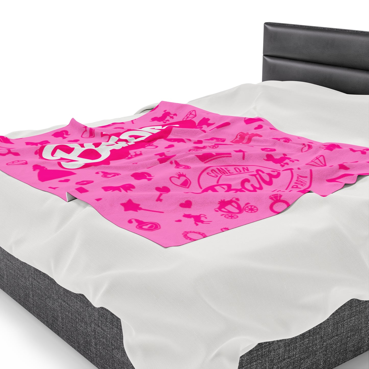 Barbie all over print blanket