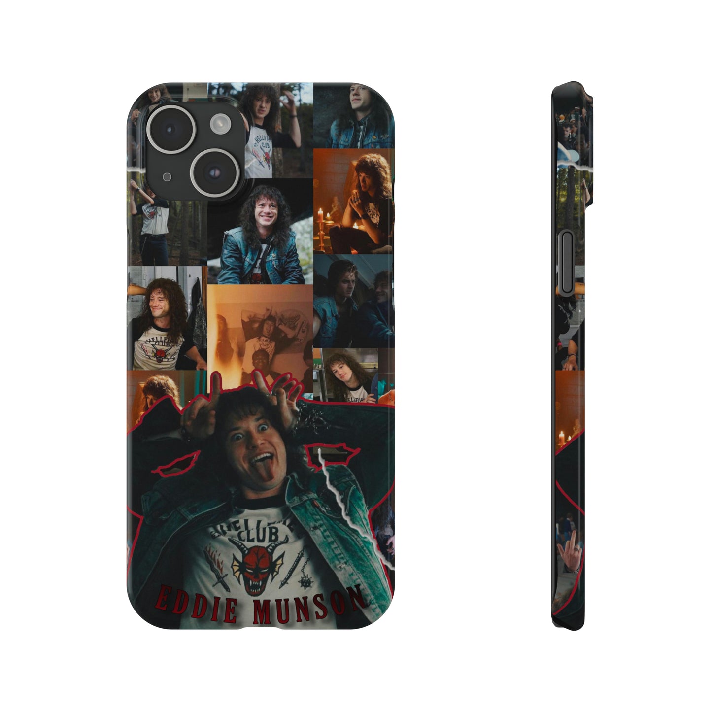 Eddie Munson Slim Phone Case, Stranger Things slim phone case