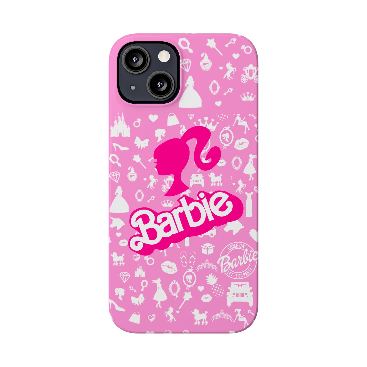 Barbie phone case, Barbie movie merch, Movie phone case, pink phone case