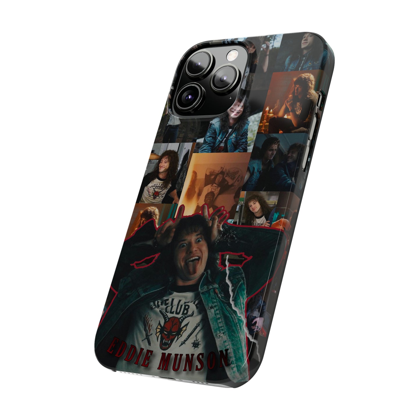 Eddie Munson Slim Phone Case, Stranger Things slim phone case