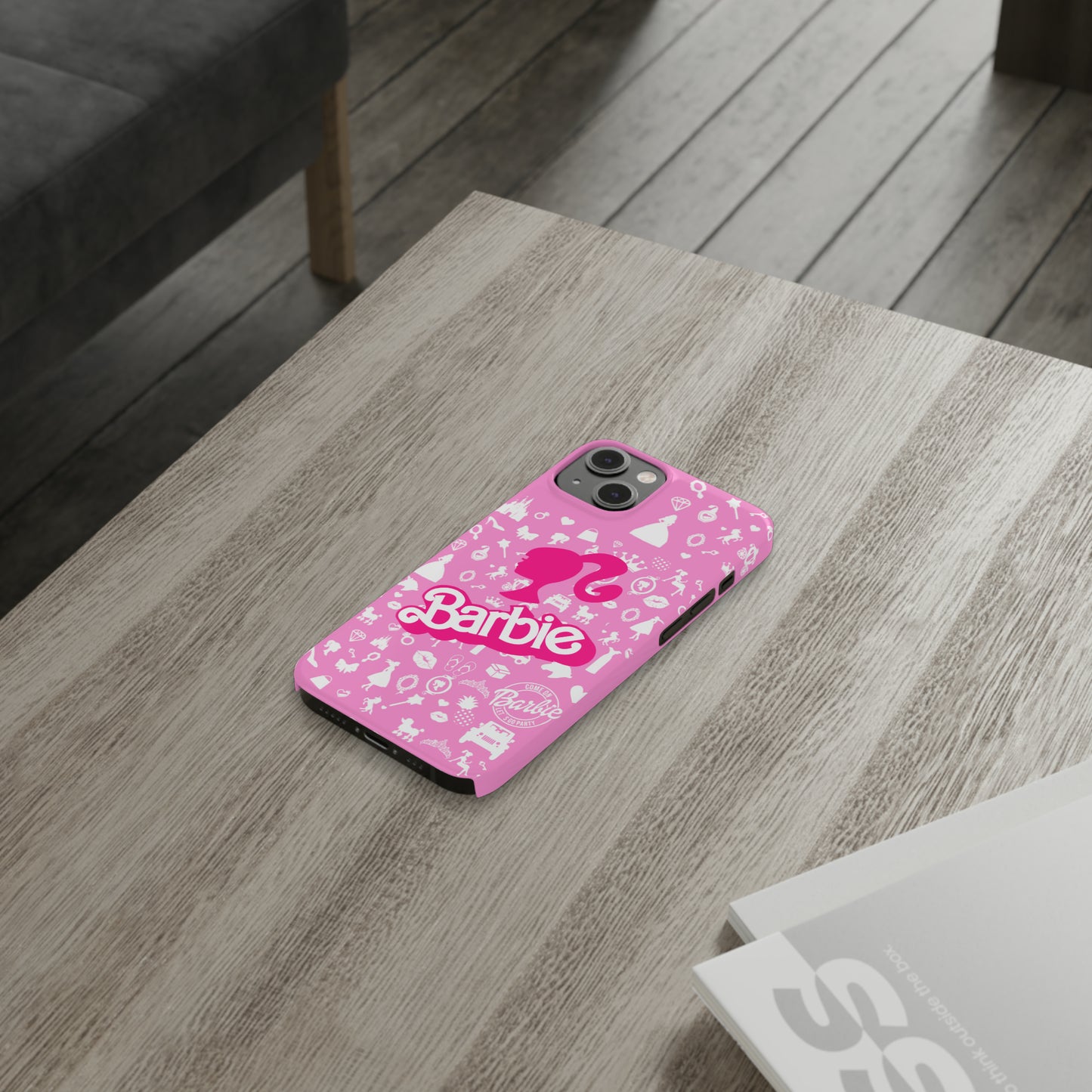 Barbie phone case, Barbie movie merch, Movie phone case, pink phone case