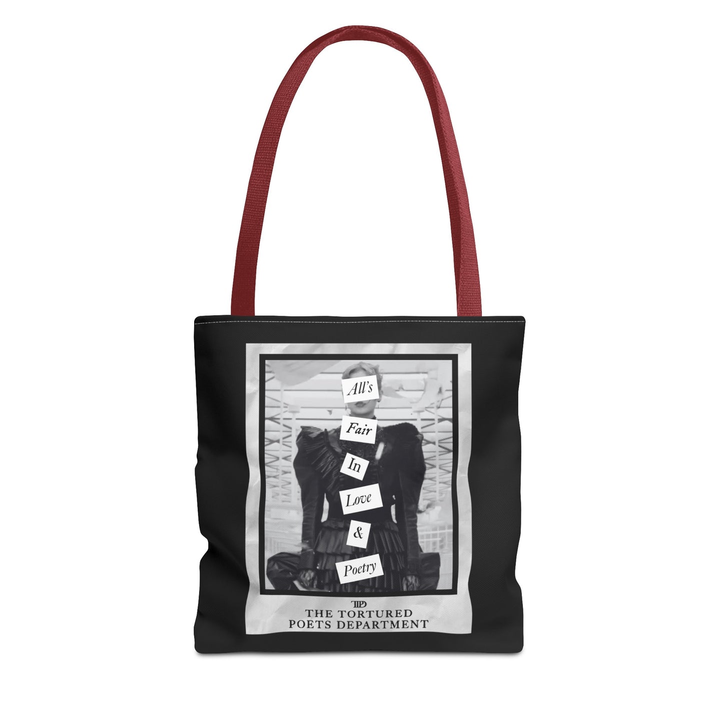 All is fair in love and poetry tote bag