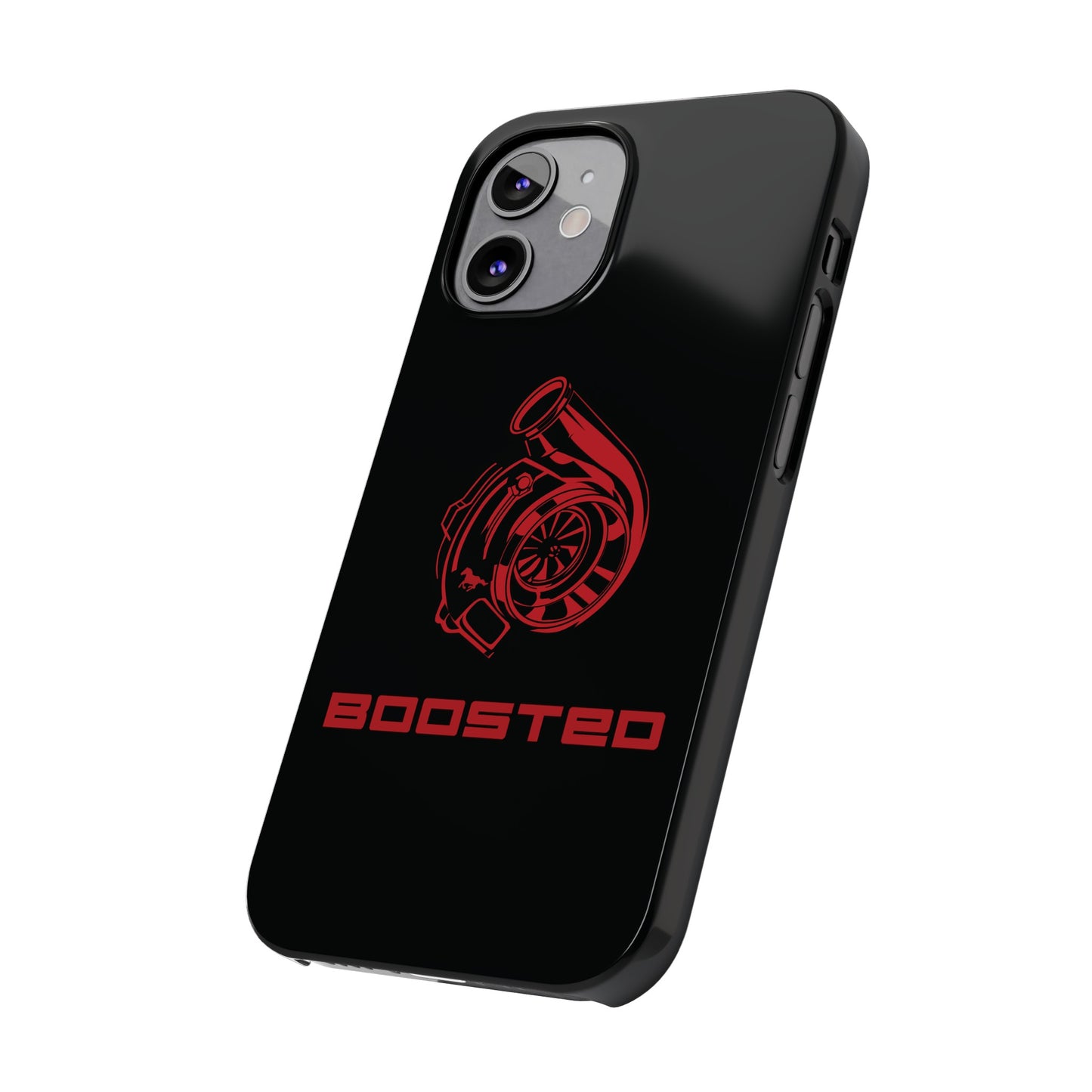 2015-2024 Mustang Boosted Badge - GT350 EcoBoost Emblem Slim Phone Cases